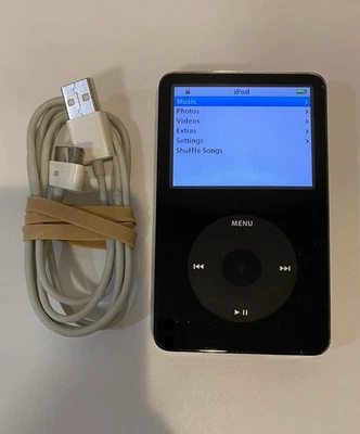 Apple iPod classic 5th Generation Enhanced Black (80 GB) Works Great - Image 1 of 4