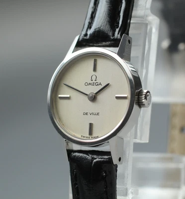Omega De Ville 511.0371 20 mm cuerda manual plateado vintage 1973 [casi como nuevo] para mujer Foto 1 de 4