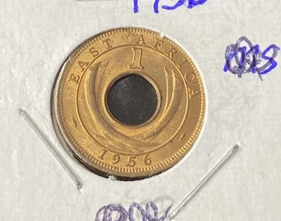 1956 East Africa Cent Bronze Coin Free Shipping - Image 1 of 2