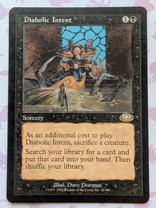DIABOLIC INTENT MTG Planeshift - Rare - Magic the Gathering - Picture 1 of 2