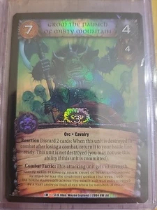 2003 WarCry CCG Legends Of Warcy Set - Grom The Paunch Of Misty Mountain #3 Foil - Bild 1 von 1