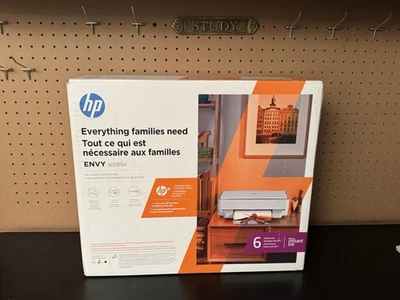 HP ENVY 6055e Wireless Color Inkjet Printer, New/old Stock 2021, Still Sealed - Image 1 of 4