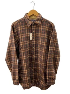 Camicia di flanella PENDLETON, taglia L, lana, beige, camicia a quadri, anni 70, made in USA - Foto 1 di 4