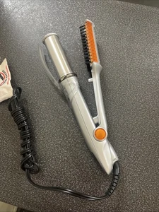 InStyler Rotating Hot Iron IS1001 Silver And Orange Tested & Working - Picture 1 of 12