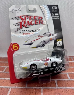 Rare Jada Toys Speed Racer 2008 Collectible Vehicle Mach 5 1:55 Scale Die Cast - Image 1 of 4