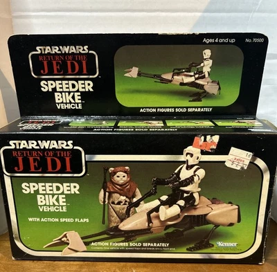 Vintage Star Wars ROTJ Kenner Speeder Bike 1983 Complete Sealed Contents Bagged - Image 1 of 4