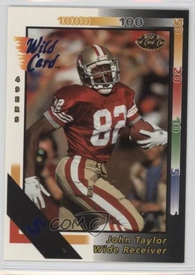1992 Wild Card 5 Stripe John Taylor #99 - Image 1 of 2