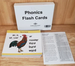 Christian Light Education Phonics Flash Karten Set - Open Box - Bild 1 von 4