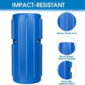 Guardabarros de parachoques Dockmate Boat Dock 57-1075BLU | 16 pulgadas azul cobalto - Imagen 1 de 2