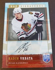 2006-07 Be A Player Signatures Radim Vrbata #RV Autograph Chicago Blackhawks