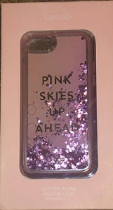 ban.do**PINK SKIES UP AHEAD**GLITTER BOMB💫iPhone 6/7/8 📲 Case*pink*💫 - Picture 1 of 10