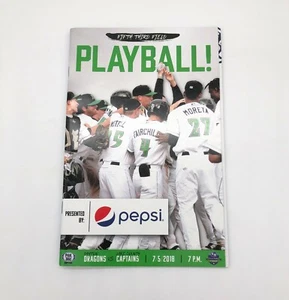 ⚾️ Dayton Dragons 7/5/18 Programa v Capitanes del Condado de Lake Incl. Greene, Barrero - Imagen 1 de 3
