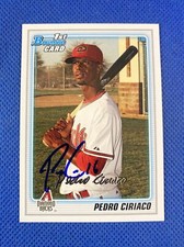 2010 Bowman Pedro Ciriaco #BP18 Auto Signed Autograph Dbacks 