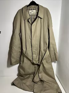 Aquascutum Aqua5 Vintage Mac Trench Coat Beige - Picture 1 of 11
