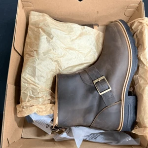 New Teva Rowena Buckle Bison Brown Waterproof Leather Boots 10 - Picture 1 of 6