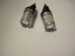 2x 3157 SRCK / CK 15W Samsung 5630 LED + CREE High Power LED Red Projector Len - Picture 1 of 9