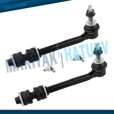 2X Front Sway Bar End Links For 2004-2007 2008 2009 Dodge Durango Chrysler Aspen - Image 1 of 4