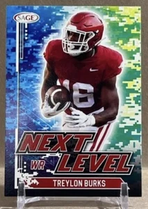 2022 Sage Treylon Burks Red Next Level Rookie Card #58 Tennessee Titans RC - Bild 1 von 2