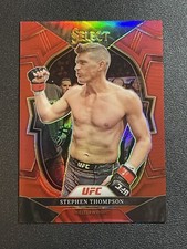 2023 Panini Select UFC Concourse Red Prizm Stephen Thompson /175