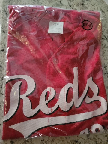 2023 Cincinnati Reds Jersey RED HEADS MLB Youth Large/Extra Large NEW In Package Cover