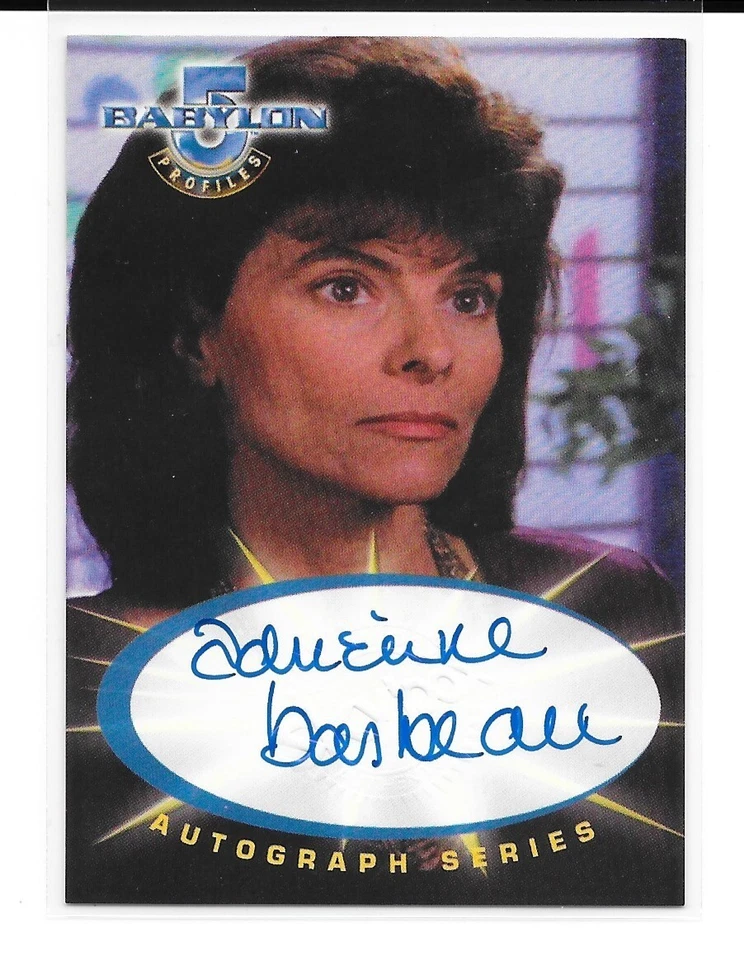 1999 Skybox Babylon 5 Profiles Adrienne Barbeau Amanda Carter Signed AUTO A6 SP - Image 1 of 1