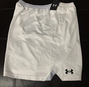 Nwt Under Armour Workout Shorts Big&Tall Size 4XL Pockets White Loose H2 - Picture 1 of 8