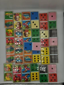 Vintage 1960s Eichhorn Plastic Domino Toy Laying Game 25 Pieces - Picture 1 of 2