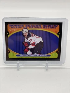 2021-22 OPC Retro Black Border Rookie Season Review #550 Yegor Sharangovich /100 - Picture 1 of 2