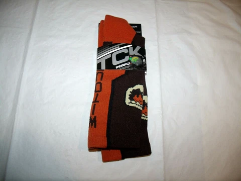 Lehigh IronPigs MiLB Brown/Tan TCK ProDri Medium Socks NEW In Package Cover
