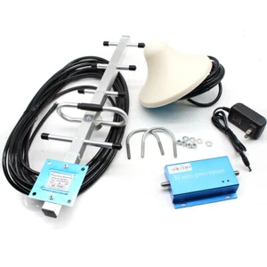 CDMA 850MHz Cell Phone Signal Booster Repeater Amplifier&Antennas Yagi Kit&Cable - Photo 1 sur 23