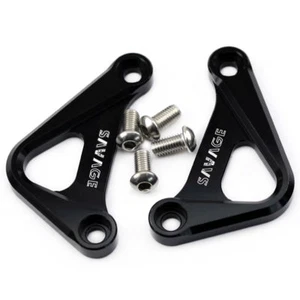 CNC Rear Foot Rest Blanking Plates Pair For BMW S 1000RR/HP4/S 1000R 2010-2018 - Picture 1 of 6