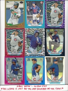 (BL) 2014 Bowman Chrome Pink Wave Refractor #14/65 KEVIN ENCARNACION #BCP94 Cubs - Picture 1 of 1