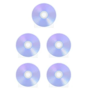 5 Count Blank Dvd Discs for Burning Shop DIY Craft Material - Afbeelding 1 van 12