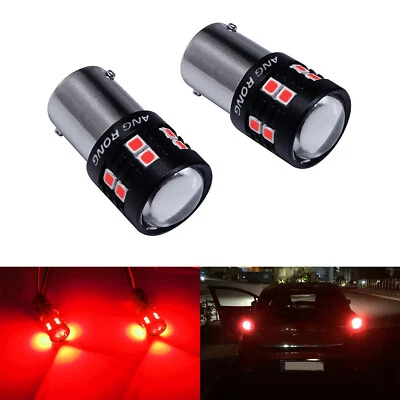 For Audi Q7 4L BA15s 382 1156 P21W 3030 LED Bulbs Red Rear Stop Brake Tail Light - Image 1 of 4