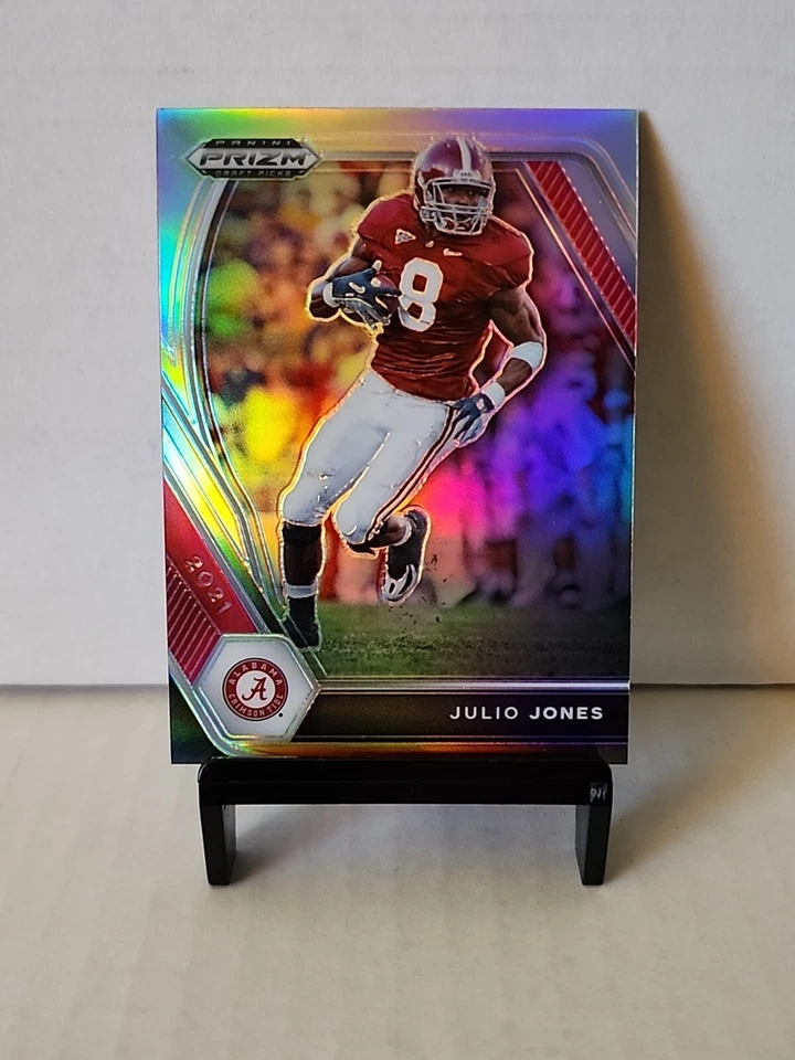 2021 Panini Prizm Draft Picks Julio Jones #55 Silver Prizm Alabama Crimson Tide - Image 1 of 2