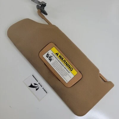 2004-2008 Acura TL Sun Visor LH Driver Side Mirror Tan OEM - Image 1 of 4