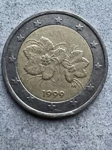 2 Euro Münzen FINNLAND 1999 MOLTEBEERE-BLUME Gedenkmünze Sammelmünze - Bild 1 von 3