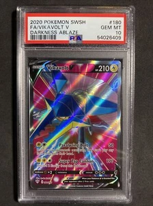 🔥 Pokemon PSA 10 Darkness Ablaze Gem Mint Full Art Vikavolt V #180 - Bild 1 von 2