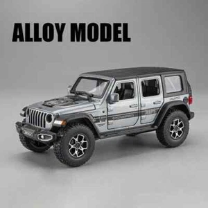 1:32 Jeeps Wrangler Sahara Offroad Alu Modellauto Spielzeug Druckguss Metallguss - Bild 1 von 27