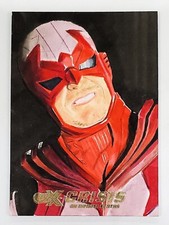 Cryptozoic CZX Crisis on Infinite Earths Hawk 1/1 Sketch by Ian MacDougall