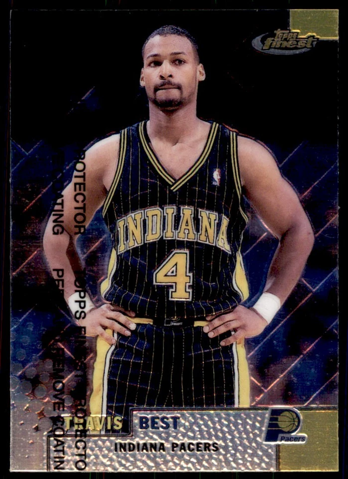 1999-00 Topps Finest w/coating Travis Best Basketball cards #100 - Image 1 of 2