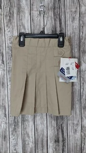 Girl's Youth Tan Khaki Pleated Skirt/Shorts School Uniform NWT Size 6 RN#93643 - Picture 1 of 12