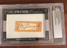 Joe Garagiola 2012 Leaf History of Baseball BGS Certified Cut Autograph  SIGNED