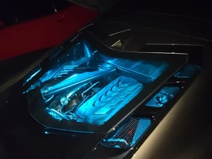 C8 CORVETTE COUPE RGB KEY FOB ENGINE BAY LIGHTING KIT, RECHARGEABLE - Picture 1 of 6