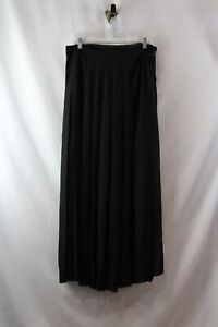 NWT BR Women's Black Pleated Maxi Skirt sz XL