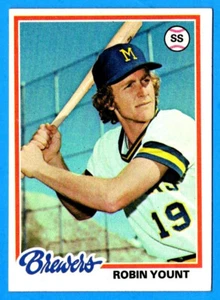 1978 Topps ROBIN YOUNT (Milwaukee Brewers) ex (F) - Bild 1 von 2