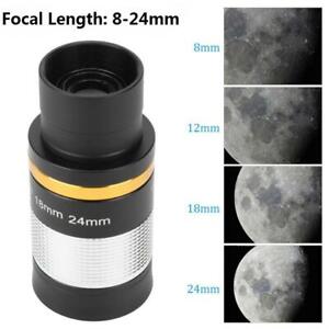 8 to 24mm 1.25"  Eyepiece Multi Coated Lens for Telescope Astronomical .