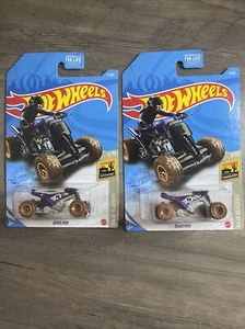 Hot Wheels Quad Rod - Baja Blazers Serie 1/10 lila 2 Stück - Bild 1 von 9