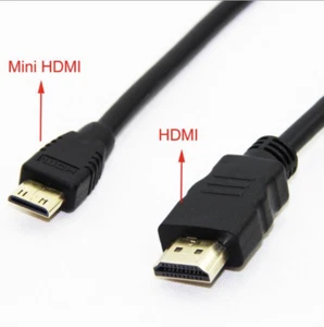 Cable Mini HDMI/HDMI 2.0-1,5 M - Contactos Dorado - Certificado Full HD - Imagen 1 de 3