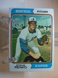 1974 Topps Baseballkarte #49 Steve Renko (88662) - Bild 1 von 2